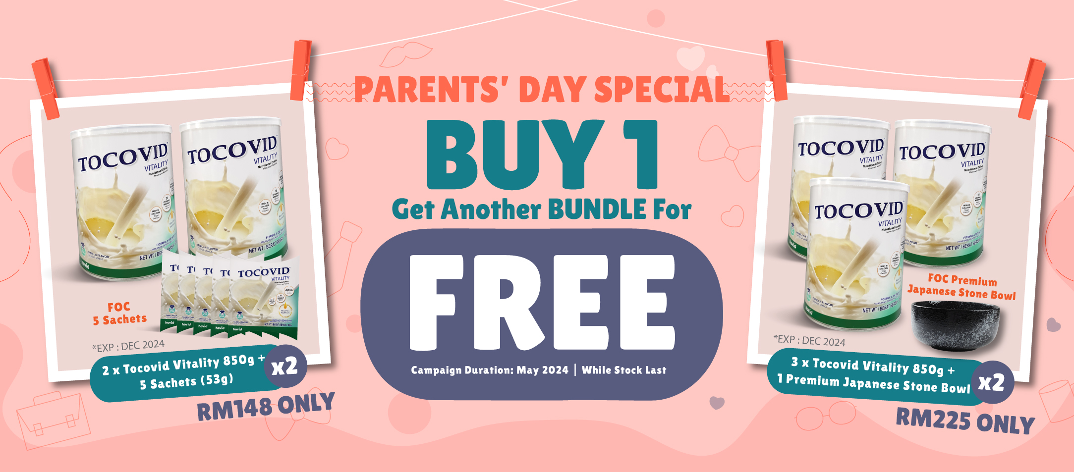 BUY 1 FREE 1 MOTHER DAY PROMO