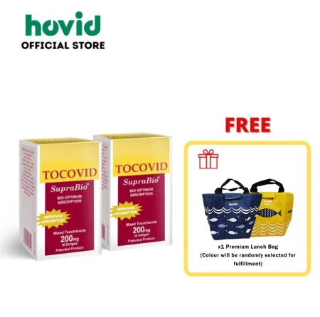 Tocovid 200mg x2 + Lunch bag