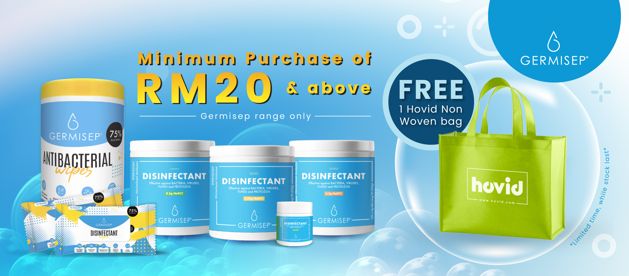 Germisep Min Spend RM20